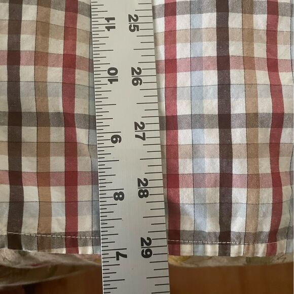 ECKO UNLTD Men's Button Down Plaid Short Sleeve 100% Cotton Shirt Size Large - Picture 10 of 10